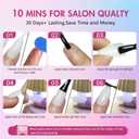 SXVME Hot Pink Soft Gel Nail Tips Medium Almond Pre-colored Gel Tips Medium Press on Nails Pre Applied Tip Primer Natural Acrylic Fake Nails Extensions for DIY Nail,300Pcs