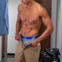 adidas mens Performance Stretch Cotton Brief Underwear (3-pack) Designed for Active Comfort and All Day Wear. (Large, Black/Onix Grey)