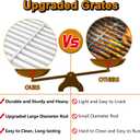 16517 47629 Grill Grates Replacement Parts for Bull Grill Parts 4 Burner 30 Inch Angus 47628 41629 41628 Outlaw 26038 26039 Premium 18249 18248 Lonestar 87049 87048 Lion L75000 Cooking Grates