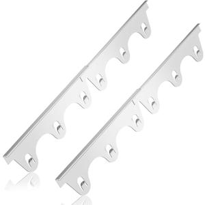 Stove Gap Covers Stainless Steel, 2 Pack Retractable Stove Gap Filler (13.8"27.5" Length, 0.79" Width), Heat-Resistant Guard & Range Trim Kit Between Stove Top & Counter-Silver