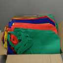 Zhehao 60 Pack Reusable Grocery Bags Non Woven Tote Bags 3 Sizes Shopping Bag with Handles Foldable Gifts Bag 9.8x13.8 & 11.8x15 &13.8x16.1 Inch(Multicolor)