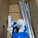 Pool Leaf Vacuum with 71.7in Telescopic Pole, 83GPM Powerful Suction, Rechargeable Cordless Pool Skimmer with 90Mins Runtime for Inground & Above Ground Pools, Pool Vacuum for Debris and Leaves