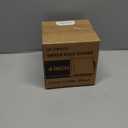 4 Inch Dryer Vent Cover Outside, HG Power Metal Exterior Vent Cover with Removable Screen & Cushioned Non-Return Flap, Air Wall Vent for House, Range Hood, AC, Opening Diameter: 3.81" Black