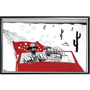 XIHOO Ralph Steadman Fear and Loathing Poster Frameless Gift 12 x 18 inch(30cm x 46cm)-S-203