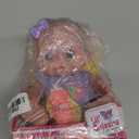 JC Toys Lil Cutesies 8.5" All Vinyl Baby Doll | Posable and Washable | Removable Outfit | Lulu- Blue Eyes Ages 2+