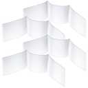 4Pcs 2026 Mahjong Card Sleeve, Fit Large Print Size(6 1/8”x4 3/4”), Plastic Clear Mahjong Card Protector Cover Holder, Soft Scorecard Cover Mah Jiong Accessories for Friends Gathering Travelling Gift