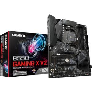 GIGABYTE B550 Gaming X V2 AMD AM4 ATX Motherboard, Supports Ryzen 5000/4000/3000 Series Processors, DDR4, 10+3 Power Phase, 2X M.2, PCIe 4.0, Front USB-C, GbE LAN, Q-Flash Plus, RGB Fusion
