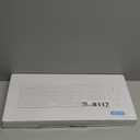 Wireless Keyboard and Mouse Combo, Full-Sized Wireless Keyboard and Adjustable DPI Mouse, 2.4GHz USB Receiver, Silent Keyboard and Mouse for PC, Windows, MAC, Desktop, Laptop(Purple)