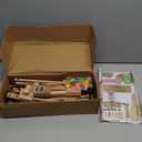 Handmade Wooden Fencing Puppets - XLarge 2025 New Sword Duel Game Best Family Board Games for Christmas 2-Player Wooden Robot Battle Balloon Game, Whack a Balloon Party Games for 2 Players