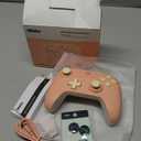 8Bitdo Ultimate 2C Hall Effect Joysticks and Hall Triggers Wireless Controller for Windows PC and Android, with Remappable L4/R4 Bumpers, Turbo function & Rumble vibration (Peach)