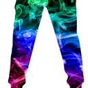 UNICOMIDEA 6-16T Boys Pants Girls Funny Joggers Sports Sweatpants with Drawstring (10-12 Years, 01 Black Green 02)