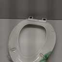KOHLER 4636-RL-NY Cachet ReadyLatch Elongated Toilet Seat Slow Close, Soft Close Toilet Seat Quiet Lid, Contoured Grip-Tight Bumpers Installation Hardware, Apartment Essentials, Dune