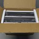 Trwcrt 4x6 Floating Picture Frames Set of 4, Double Glass Photo Frame Display up to 6 x 8 Photos for Desktop or Wall Hanging, Black