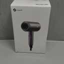 slopehill Professional Ionic Hair Dryer, Powerful 1800W Fast Drying Low Noise Blow Dryer with 2 Concentrator Nozzle 1 Diffuser Attachments for Home Salon Travel (Black)