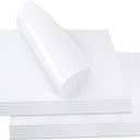 Mat Board Center 10 Pack 13x19 Self Adhesive White Foam Board 3/16" Thick | One Side Adhesive, Warp-Resistant, Acid Free, Foam Core Board for Picture & Poster Mounting, Crafts, Artworks, Backing Boards