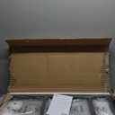 HOOBRO 3 Tier Bookshelf, 23.6" L Industrial Bookcase, Record Storage Rack with Side Fence, Storage Shelf with Metal Frame, Rustic Open Display Shelf for Living Room, Bedroom, Rustic Brown BF86CJ01G1