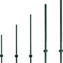 5 Feet Green, Pack of 10 Metal Fence Post, for 48 Inch High Garden Welded Wire Fence U-Channel Steel Garden Post