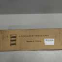 ShellKingdom 4 Tier Bathroom Storage Organizer, Toilet Paper Holder, Slim Rolling Storage Cart for Narrow Space with Handle, Mobile Shelving Unit for Bathroom, Kitchen, Laundry (Black)