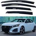 IG Window Visor for Nissan Altima 2019-2024, Rain Guard Tape-On Extra Durable Sun Wind Side Vent Window Deflector Mugen Style, 2019 2020 2021 2022 2023 2024