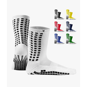 Lux Dual Grip Socks - Soccer Grip Socks for Men and Women. GripArray Performance & Comfort