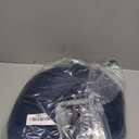 Pure Memory Foam Travel Pillow Set for Adults - Comfortable & Removable Machine Washable Cover, Neck Support Pillow Airplane Travel Kit with Eye Mask for Portable Plane Accessories -Dark Blue