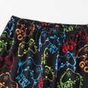 UNICABBIT21 Pajamas for Boys Cute Black Gamer Short Sleeve and Pants Sleepwear 2-pieces Big Kids Summer PJS Size 6