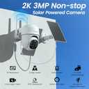 Cinnado 2K Cameras for Home Security-2.4G WiFi Outdoor Camera Wireless Solar/Battery Powered, 360 Viewing, Human Detection, Color Night Vision, Cloud/SD Storage B6 (B6-White-4pack-2.4G)