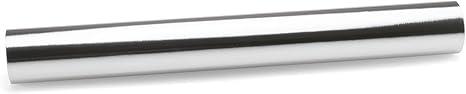 Chrome Silver Brushed Aluminum Vinyl Wrap DIY Decal Car Auto Vehicle Motorcycle Air Release Bubble Free Self Adhesive Peel and Stick Free Tool Kit 29" x 8ft 