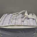 KnitIQ Double-Sided Blocking Mats for Knitting and Crochet Projects - Extra Thick Blocking Boards for Crochet with Gridlines - Inches and Centimeters - 100 T Pins and Storage Bag - Pack of 9