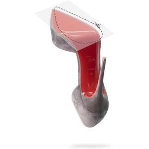 Sole Guard Shoe Sole Protector for Louboutin and Luxury High Heels, Preserves Red Bottoms, Self Adhesive Non Slip 3.5x6 Inch Premium Clear, Small, 6 Pack