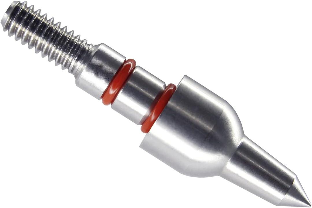 Geordn Stainless Steel Arrow Field Points 100/125/150/175/200 Grains Practice Archery Arrow Target Bullet Point Combo Point 12 PCS