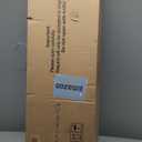 Entryway Table with Storage, Narrow Console Table with Drawers, 43.3' Couch Table Behind Sofa Long and Skinny for Living Room TV, Hallway Entrance Foyer, Mid Century Modern Black Fluted Console Table (2 Drawers-P)