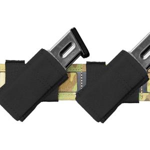 2 Pack 40 Angled Pistol Magazine Pouch Compatible MOLLE/Belt, Canted 9MM Mag Holder Easy Access, Universal Mag Holster for .40 Cal/ 45Acp S&W/Sig
