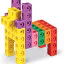 Learning Resources MathLink Cubes Big Builders - Math Manipulatives Kindergarten Games, Pattern Building Blocks, Counting Blocks, STEM Sets, Classroom Counters, Fine Motor Skills, Gifts For Kids