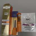 RoC Multi Correxion Revive + Glow Eye Balm with Vitamin C (0.14 oz) + Retinol Eye Cream Packette