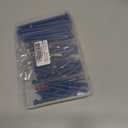1/4" Hex Head Concrete Screws Anchor Kit, 60 PCS Blue Concrete Screws for Masonry, Cement, Block, Brick or Stucco