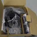 Panasonic Cordless Phone with Answering Machine, Advanced Call Block, Bilingual Caller ID and High-Contrast Display, Expandable System with 2 Handset Cordless Telephones - KX-TGD832M (Metallic Black)