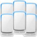 6 Pack Plug in Air Purifier for Home,Advanced Negative Ion Air Purifier for Pet Odor,Smoke & Dust,Quiet Air Ionizer for Dust Mites Odor Eliminator & Room Deodorizer Plug in for Bedroom,Office,Kitchen
