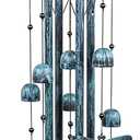 Dragonfly Wind Chimes for Outdoors, 35.4-Inch Aluminum Outdoor Wind Chimes - Dragonfly S Hook, Wind Bells Hanging Decorate for Patio, Porch, Yard, Balcony, Decorative Gift for Women, Mom