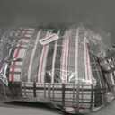 Bedspread Set Queen/Full Size Quilt Set Plaid Bed Spread Coverlet Black White Grey Plaid Patchwork Stripe Modern Quilt Bedspread Bedding Soft Lightweight Reversible Home Mens Quilts for Queen Bed