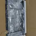 Narrow Side Table with Magazine Holder, Skinny End Table Perfect for Small Spaces, Space-Saving Design for Living Room, Bedroom, or Office, 7.1" D x 16.9" W x 23.6" H, Black