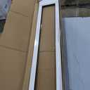 PetSafe Sliding Glass Pet Door - No-Cut DIY Install Doggy Door for Renters - Aluminum Frame - Adjustable Height 75 7/8" to 80 11/16" - Ideal for Small Dogs Up to 15 lb - White