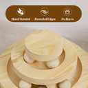 Cat Toys, Cat Toys for Indoor Cats, Interactive Cat Toy, Kitten Toys, Cat Ball Toy, Cat Ball Track, 12" Base Diameter, 5.8" Height