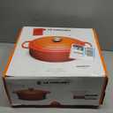 Le Creuset Enameled Cast Iron Signature Oval Dutch Oven, 9.5 qt., Cerise
