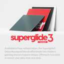 Pulsar Gaming Gears Superglide Pad v3 Type-S Alumino-Silicate Glass Gaming Mouse Pad, Soft R-Edge, Anti-Slip Silicone Base 420mmx330mm (L, Black)