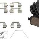 TRQ Rear Ceramic Brake Pad Set Compatible with Mercedes B250e CLA250 SLK300