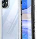 SPORTLINK Waterproof Case for iPhone 11, Full Body Heavy Duty Protection Full Sealed Cover Shockproof Dustproof Built-in Clear Screen Protector Rugged Case for iPhone 11 6.1 Inch Clear (Black/Frosted Clear)