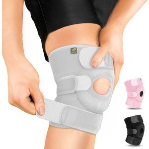 Bracoo Knee Support Brace for Men Women, Adjustable Compression Sleeve Wrap Patellar Pad Tendon - Arthritis Pain, meniscus tear, Injury Recovery, Running, Workout, KS10 (Gray) Bracoo Knee Support Brace for Men Women, Adjustable Compression Sleeve Wrap Patellar Pad Tendon - Arthritis Pain, meniscus tear, Injury Recovery, Running, Workout, KS10 (Gray)