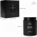 Scented Candles for Men - Soy Candles in Gift Box & Protective Shipper - Men Candle Set x 4 - Cedarwood & Lavender/Bay Rum/Pine Tar/Smoke & Vanilla - Spotless Leopard, 8oz