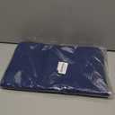 Cloth Placemats Set of 6, Cotton Linen Blend Machine Washable Durable Linen Table Mats, Heat Resistant Placemats Wrinkle Free Place Mats for Dining Table, Easy to Clean (Navy Blue, 6)